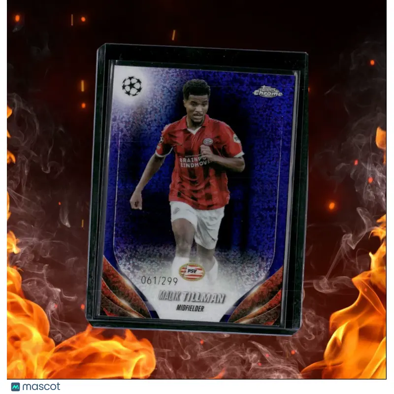 2024 Topps Chrome Malik Tillman Purple Speckle Refractor 061/299 #142