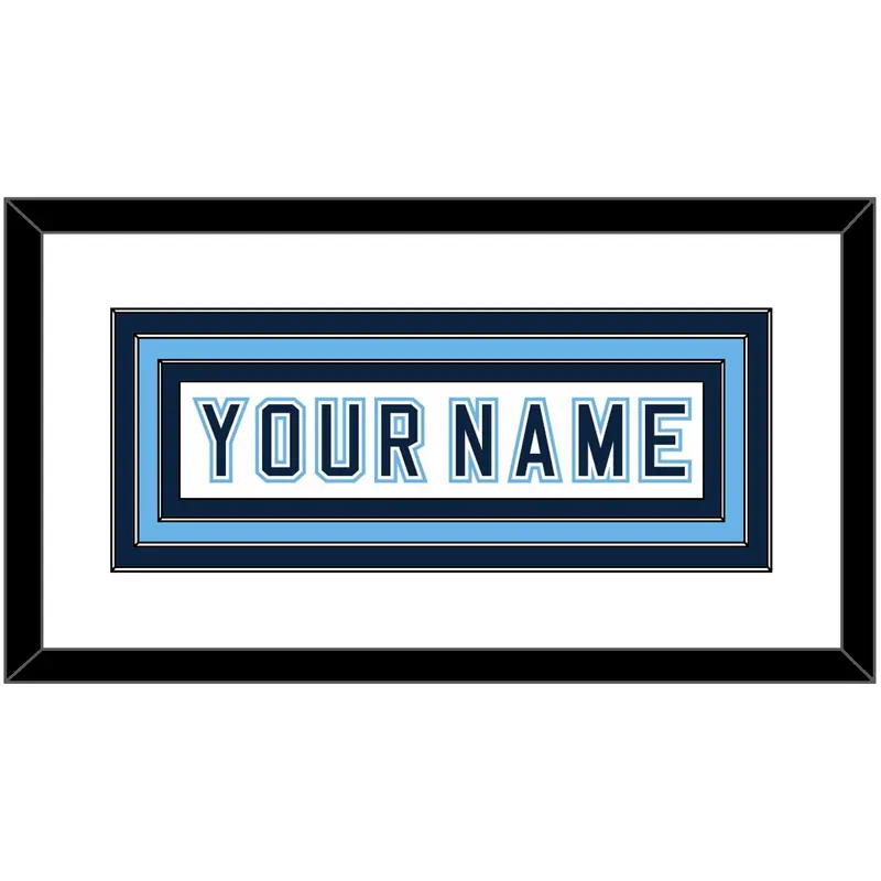 Maine Hockey Nameplate - Home White - Triple Mat 1