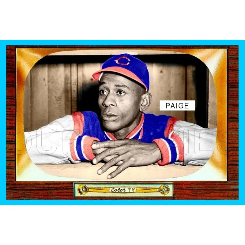 Satchel Paige 1955 Bowman Custom Card - 4071