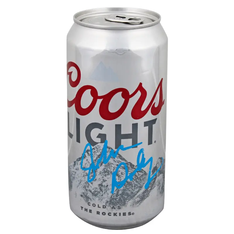 John Daly Authentic Signed Coors Light Can Autographed BAS Witnessed #W365332