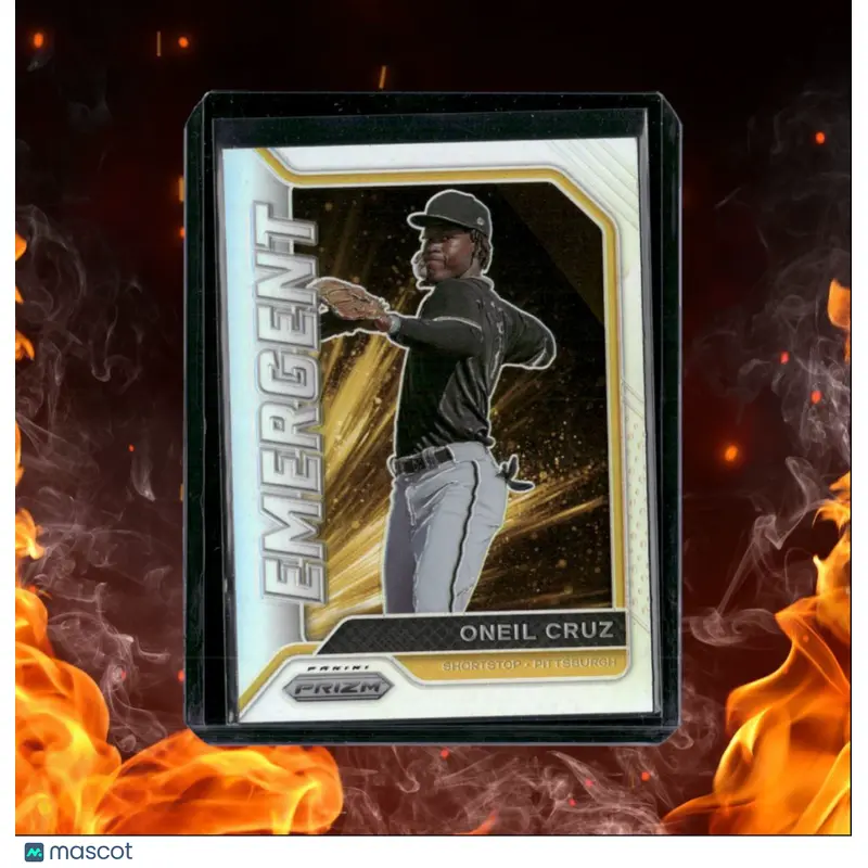 2021 Panini Prizm Baseball Oneil Cruz Emergent Silver Prizm Rookie #EM9
