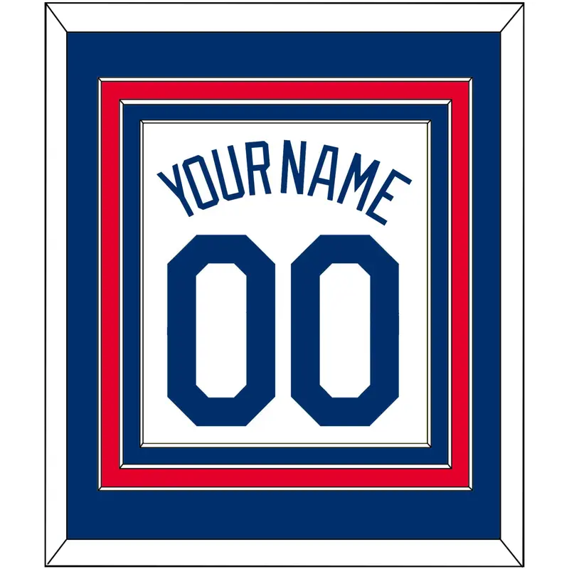Los Angeles Name & Number - Home White (2007-2023) - Triple Mat 3