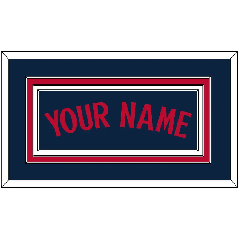 Minnesota Name - Alternate Road Navy - Triple Mat 2