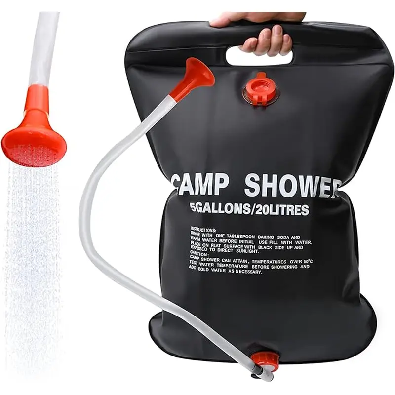 New 5 Gallon Solar Camp Shower