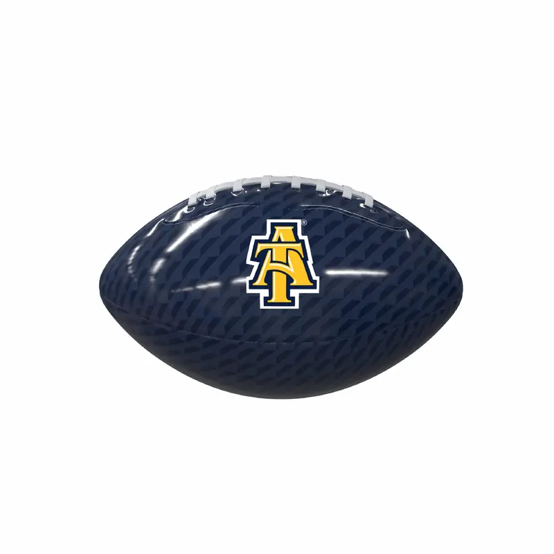 North Carolina A&T Carbon Fiber Mini Size Glossy Football