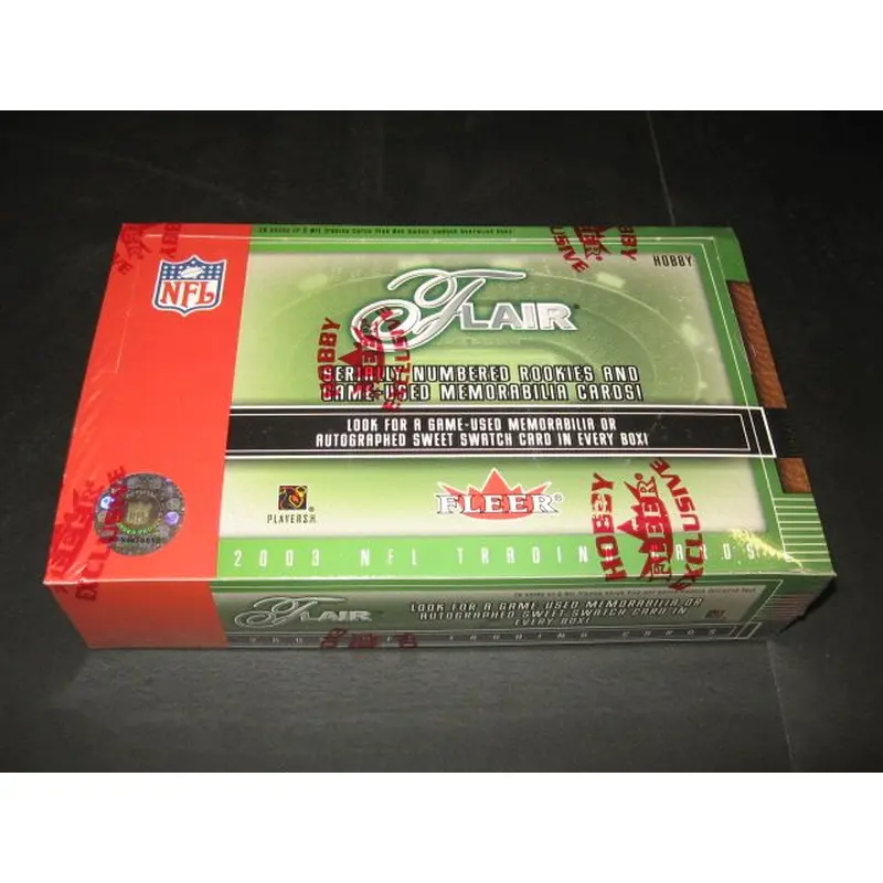 2003 Fleer Flair Football Box (Hobby)