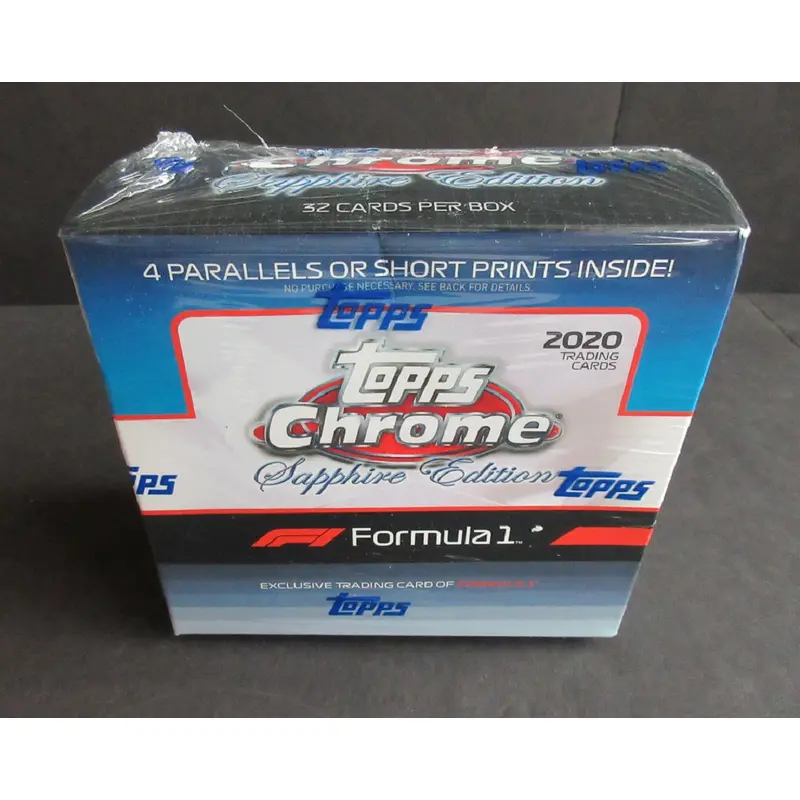 2020 Topps Chrome F1 Formula 1 Racing Sapphire Edition Box (Hobby) (8/4)