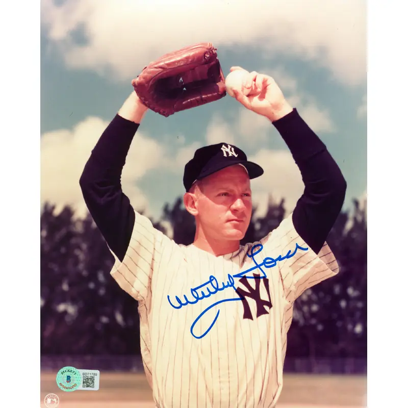 Yankees Whitey Ford Authentic Signed 8x10 Photo Autographed BAS #BD71789