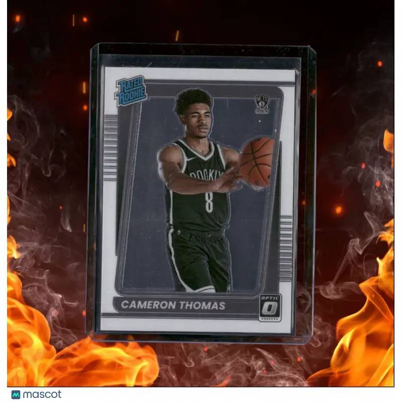 2021-22 Donruss Optic Cameron Thomas Rated (B) Rookie Auto #153
