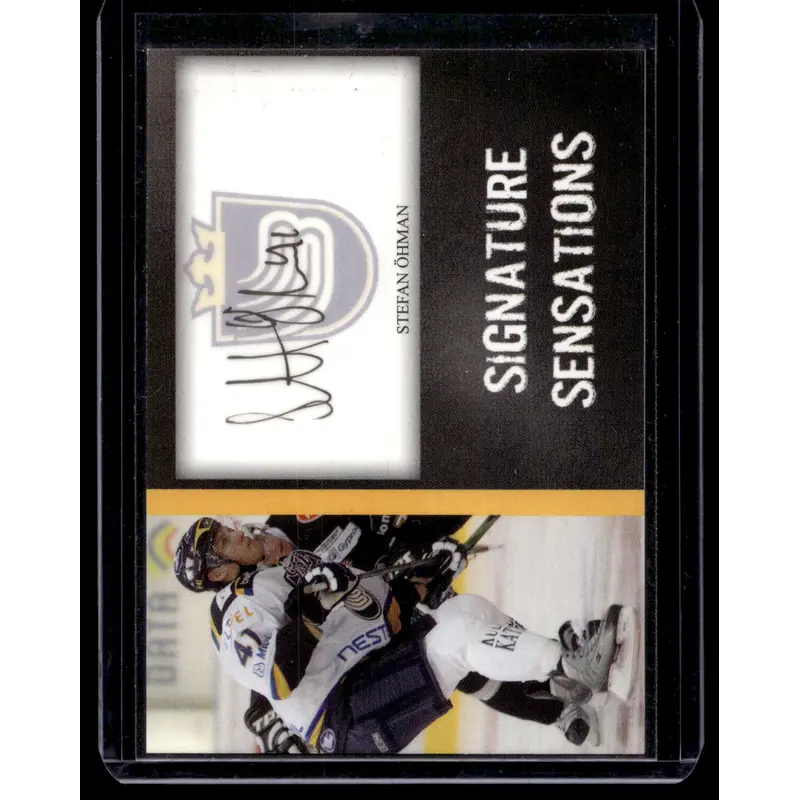 2007-08 Cardset Signature Sensations - Stefan hman /85