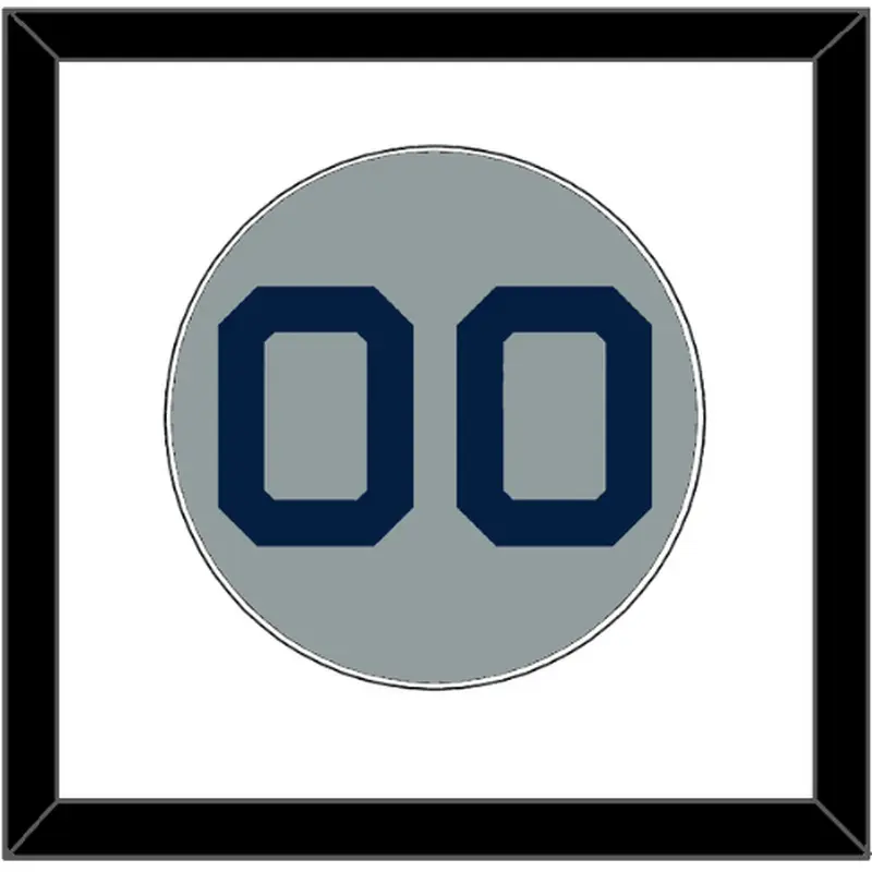 Boston Number - Road Gray (2009-2013) - Single Mat 1