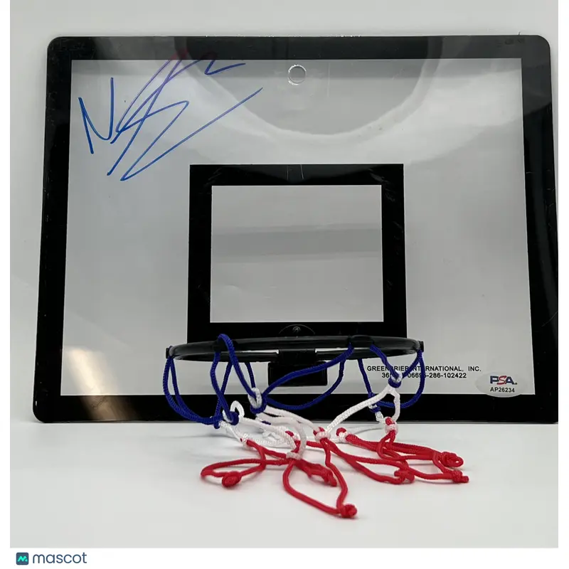 Nolan Smith Signed Basketball Mini Hoop PSA Memphis Coach