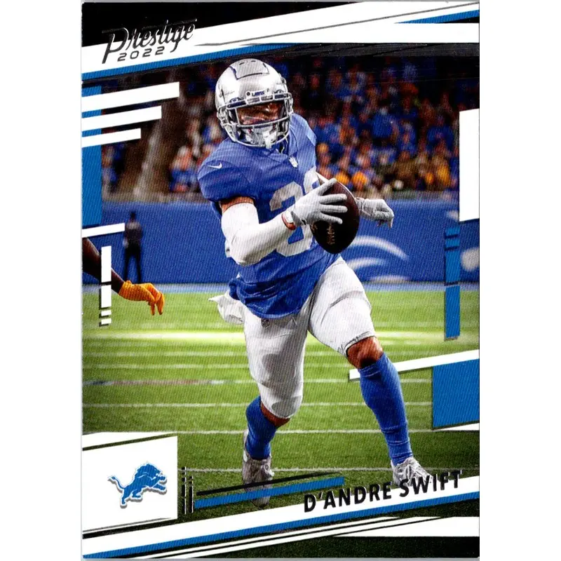 2022 Panini Prizm Blue D'Andre Swift #96