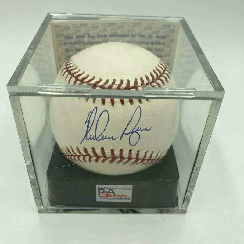 Nolan Ryan Signed Major League Baseball PSA DNA Graded GEM MINT 10
