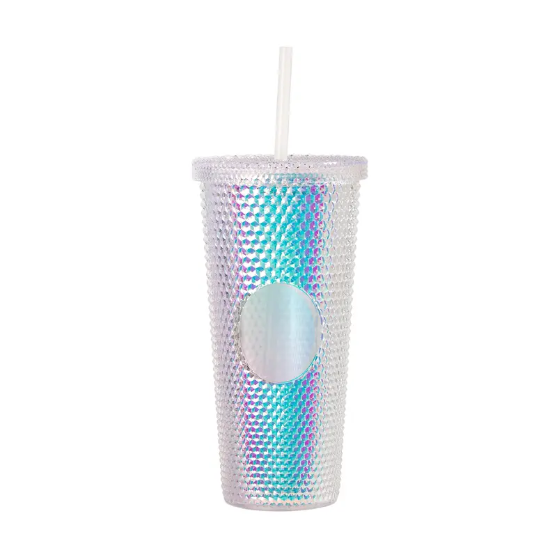 Plain 24oz Iridescent Studded Tumbler