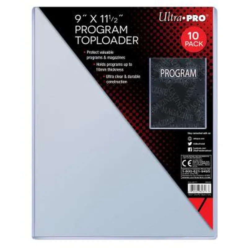 ULTRA PRO 9 x 11.5 PROGRAM TOP LOAD PACK (10)