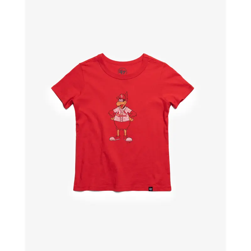 ST. LOUIS CARDINALS MASCOT PREMIER '47 FRANKLIN TEE KIDS