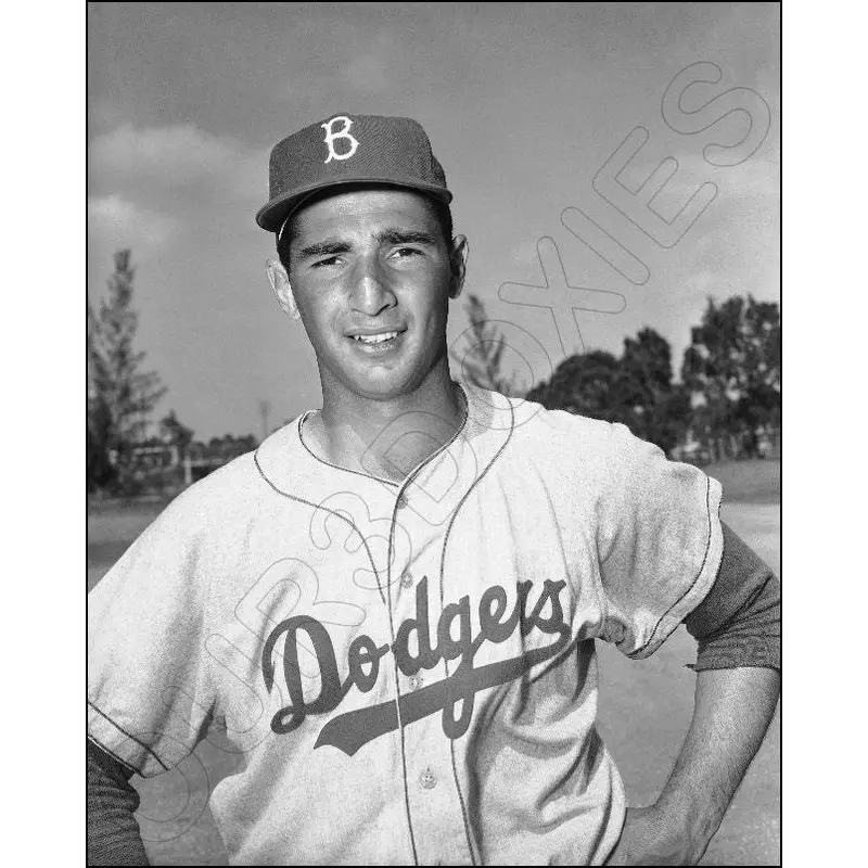 Sandy Koufax 8X10 Photo - 1956 Brooklyn Dodgers- 1348