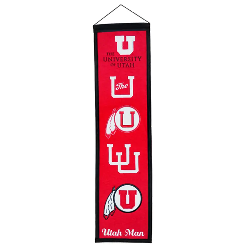 Utah Utes Logo Evolution Heritage Banner