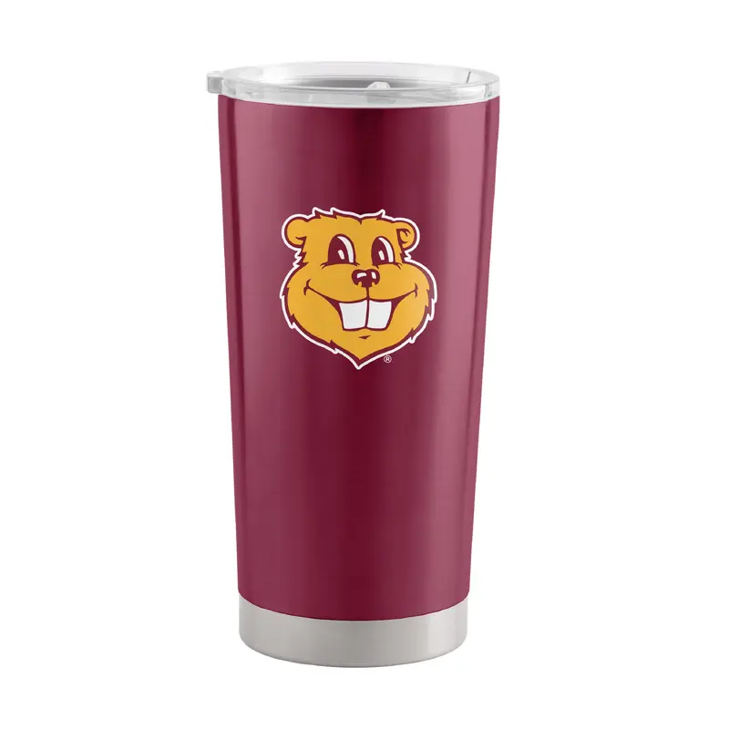Minnesota 20oz Goldy Face Maroon Stainless Tumbler