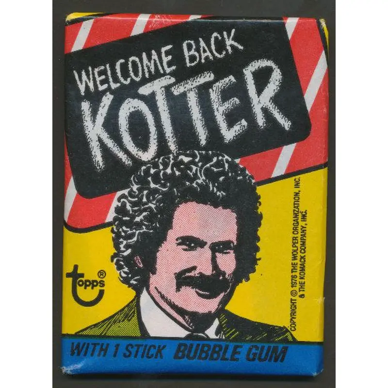 1976 Topps Welcome Back Kotter Unopened Wax Pack