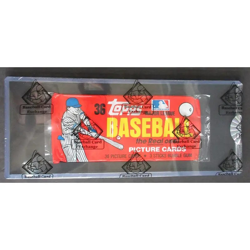 1983 Topps Baseball Unopened Grocery Rack Pack (BBCE) (Boggs Back)