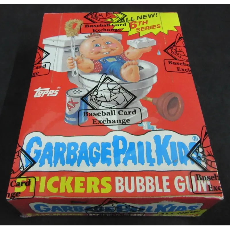 1986 Topps Garbage Pail Kids Series 6 Unopened Wax Box (w/ price) (Non) (Poster) (BBCE)