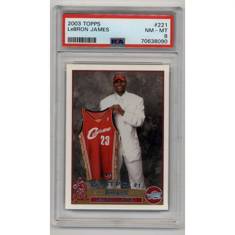 LeBron James 2003-04 Topps #221 PSA 8 Near Mint Mint