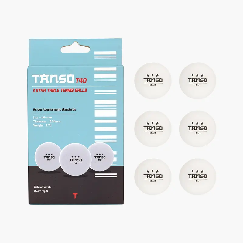 TT 3STAR BALL Table Tennis Balls Tanso | Kibi Sports