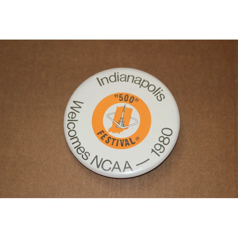 1980 NCAA Final Four Indianapolis 500 Festival Pinback Button