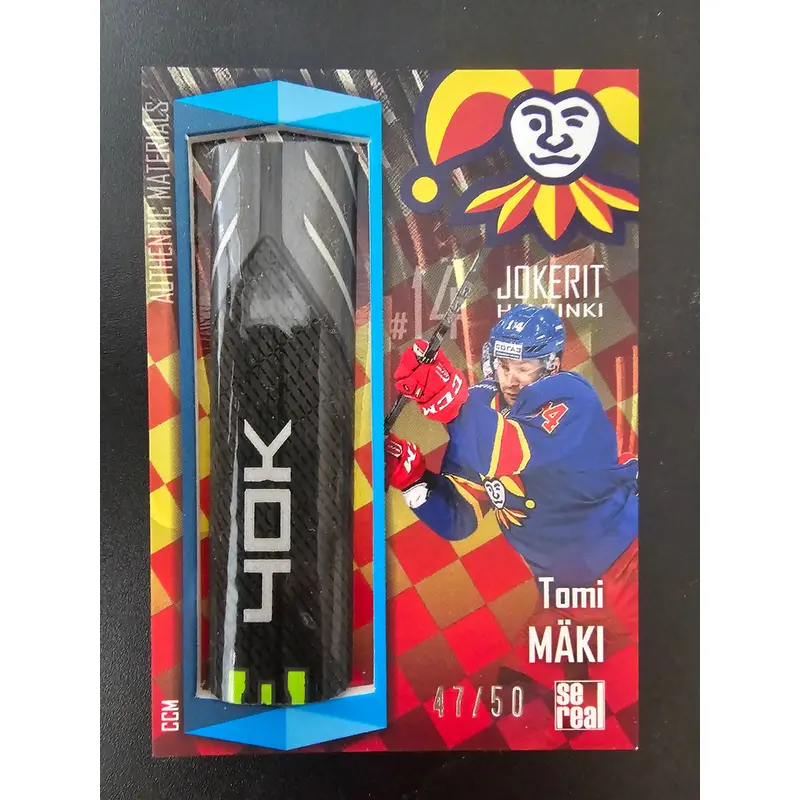2016-17 Cereal Jokerit Stick - Tomi Mki #JOK-STI-010 /50