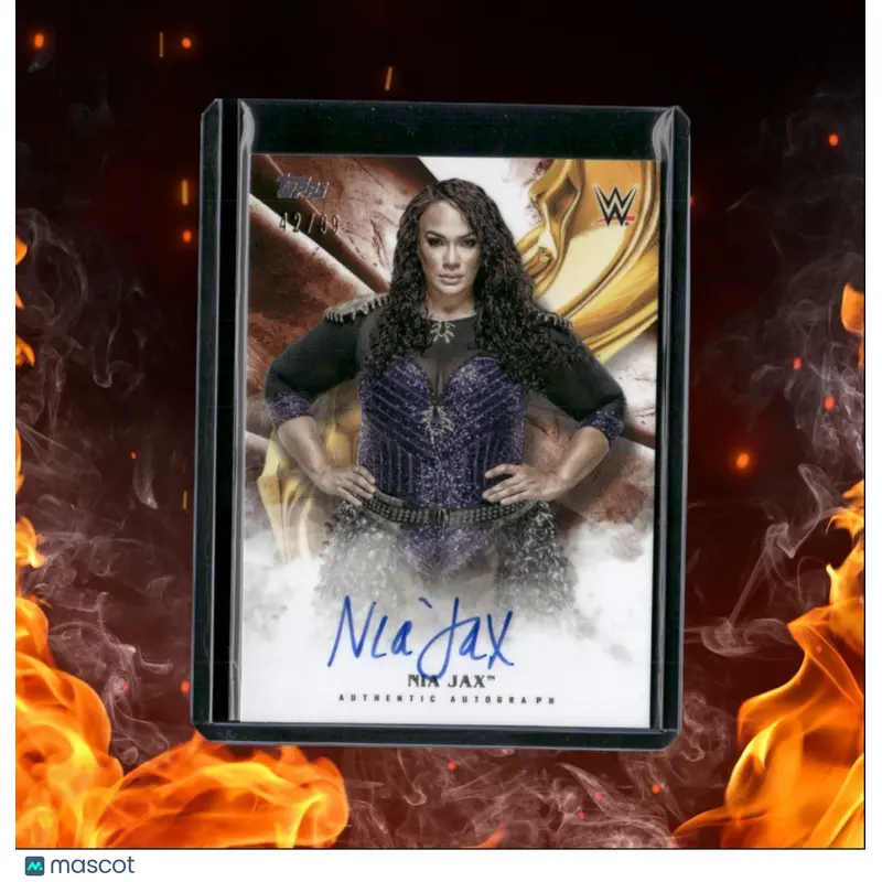 2019 Topps WWE Undisputed Nia Jax Auto 42/99 #A-NJ
