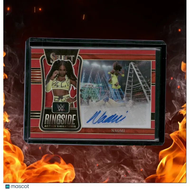2022 Panini Select Naomi Ringside Action Red Prizm Auto 97/99 #RA-NOM