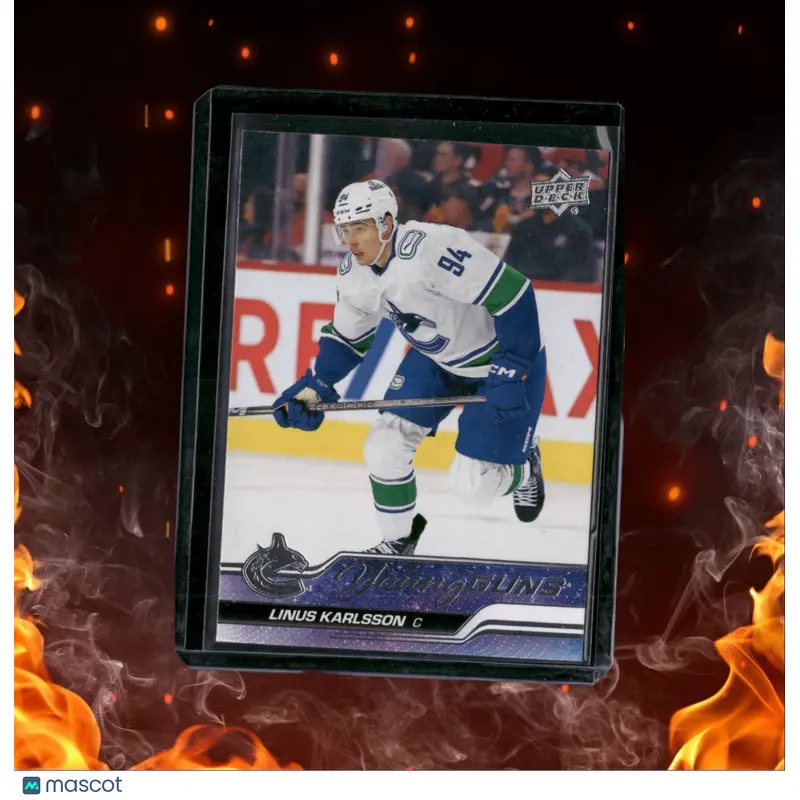 2023-24 Upper Deck Linus Karlsson Young Guns Rookie #718