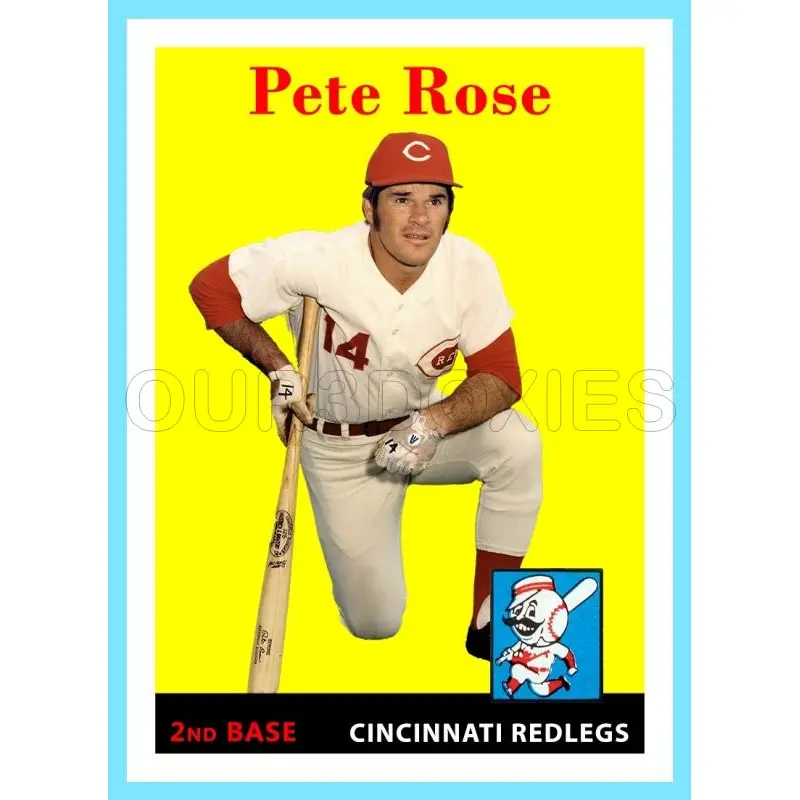 Pete Rose 1958 Topps Custom Card - 4143
