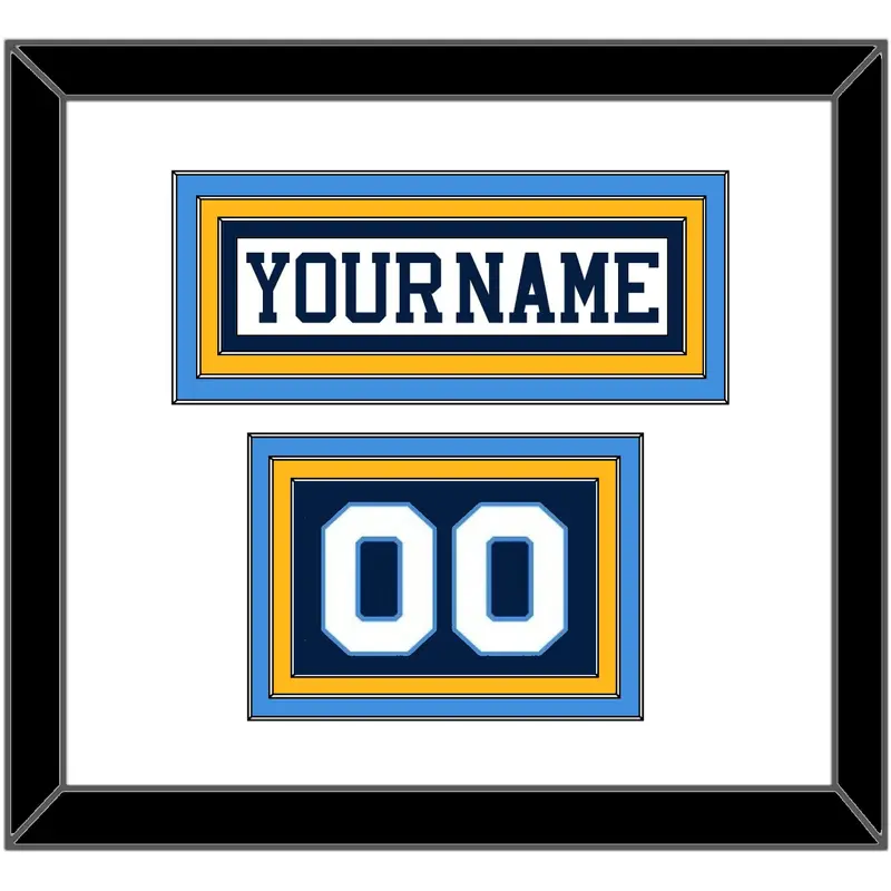 Pittsburgh Nameplate & Number (Shoulder) - Home White (1977-1980) - Triple Mat 2