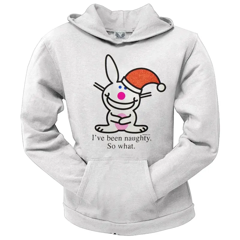 Happy Bunny - I've Been Naughty Juniors Hoodie