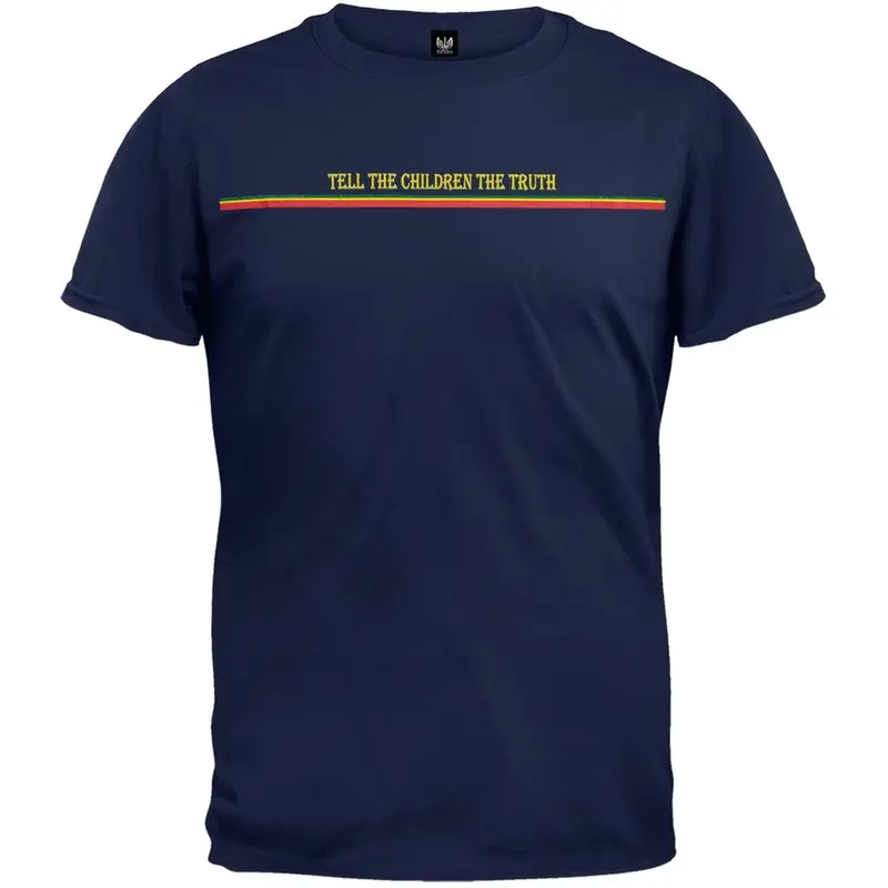 Little Hippie - Tell The Children Navy Adult T-Shirt