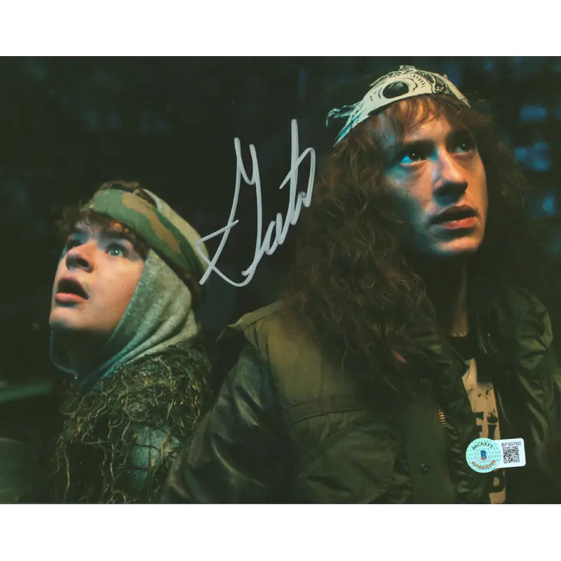 Gaten Matarazzo Stranger Things Authentic Signed 8x10 Horizontal Photo BAS