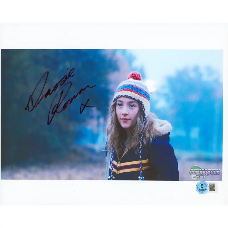 Saoirse Ronan The Lovely Bones Authentic Signed 8.5x11 Photo BAS #BS20921