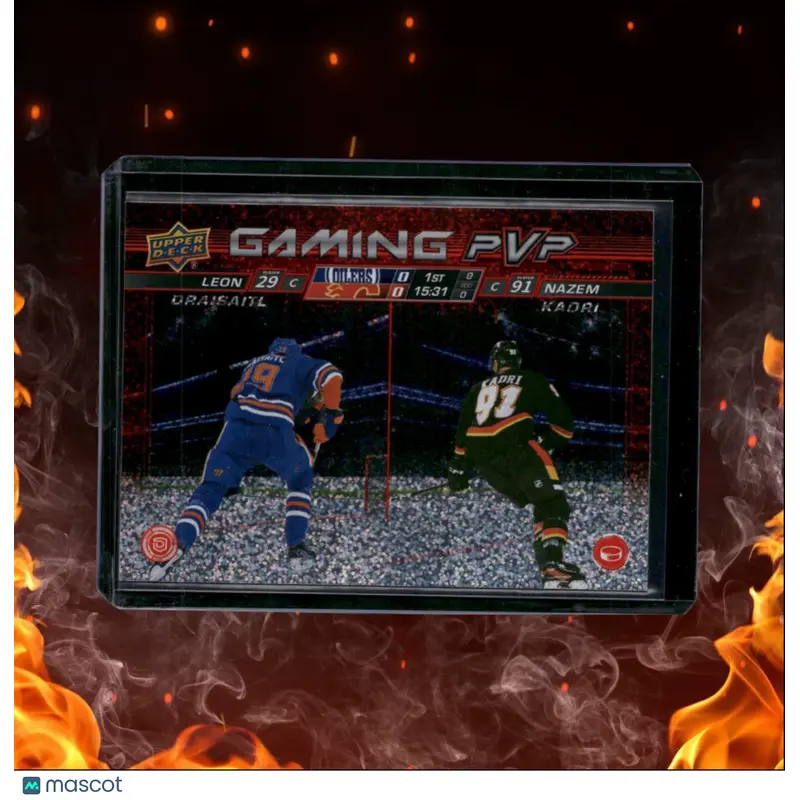 2024-25 Upper Deck Leon Draisaitl / Nazem Kadri Gaming PVP Speckle #GPVP-1