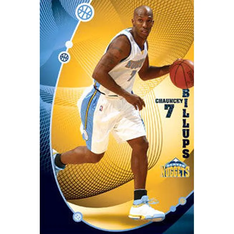 Chauncey Billups "Mile High" Denver Nuggets Poster - Costacos 2009
