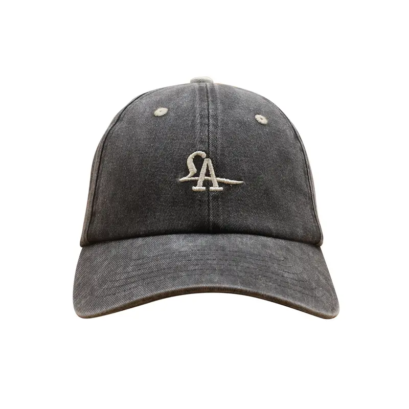 Lustful Worldwide - LA Dad Cap - Washed Grey