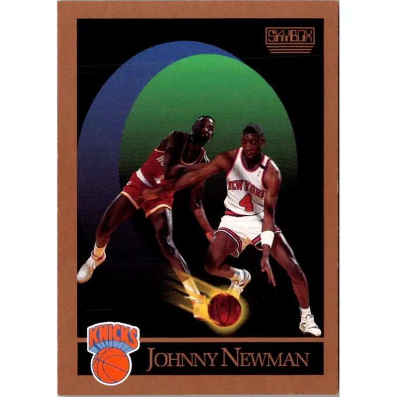 1990 SkyBox Johnny Newman #190