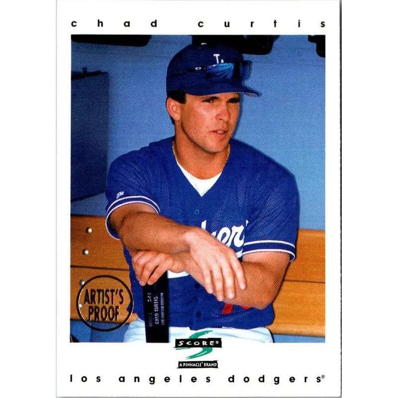 1997 Score Artist's Proofs White Border Chad Curtis #239