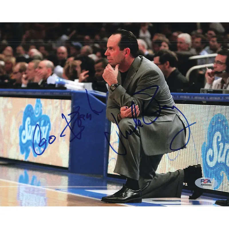 MIKE BREY Signed 8x10 PSA/DNA Autographed Notre Dame