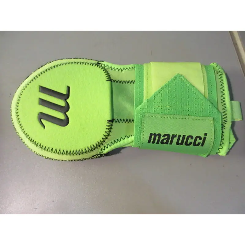 New Marucci Youth Sliding Mitt - Neon Green Fits Right or Left Hand