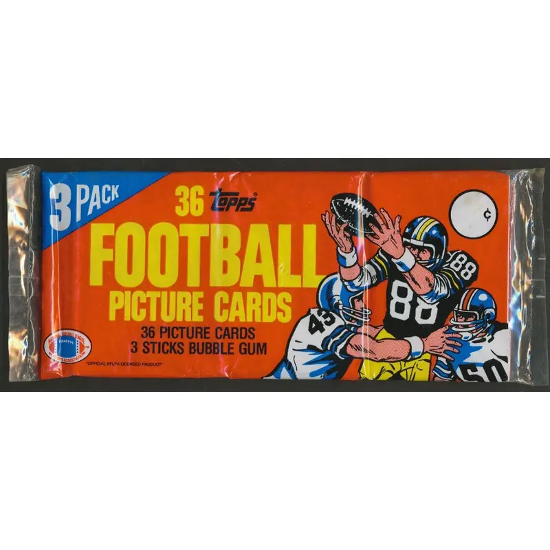 1983 Topps Football Unopened Grocery Rack Pack
