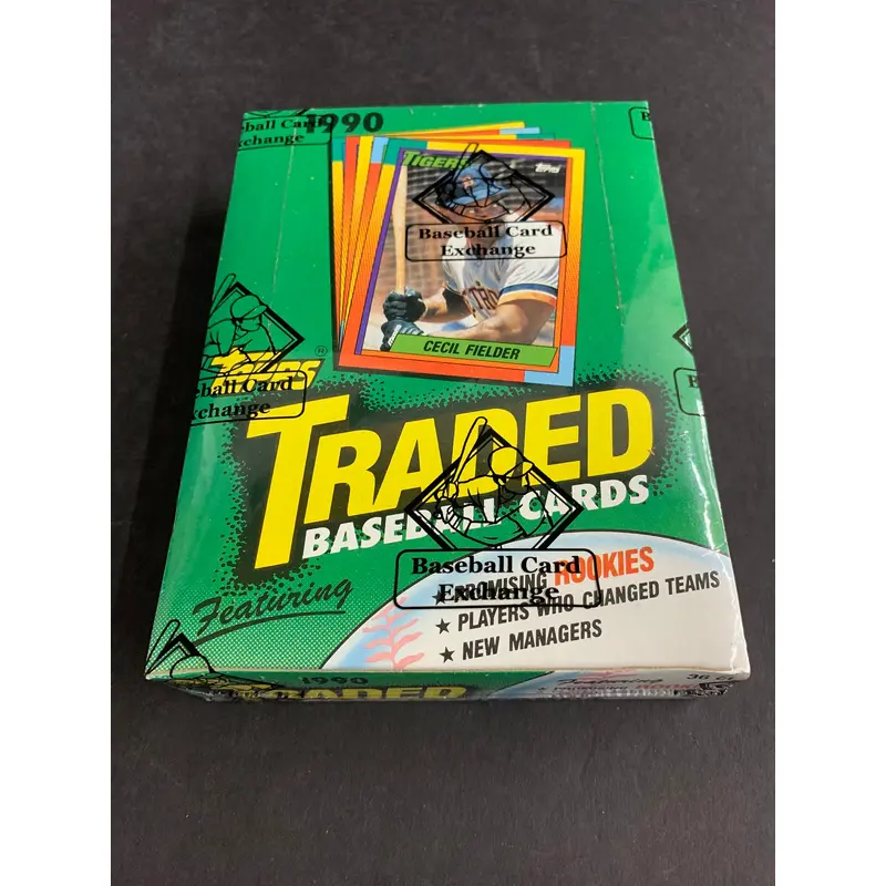 1990 Topps Baseball Traded Unopened Wax Box (FASC)