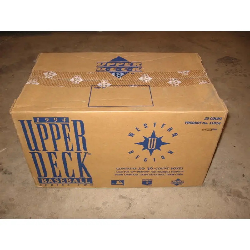 1994 Upper Deck Baseball Series 2 Case (Hobby) (Western) (20 Box)